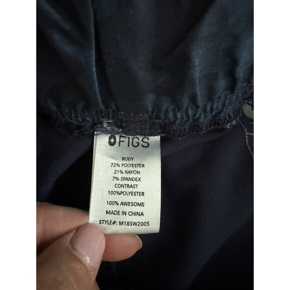 Figs Men's Blue Camo Malang Slim Cargo Scrub Pants‎ Size Medium M18SW2005 - Picture 7 of 8